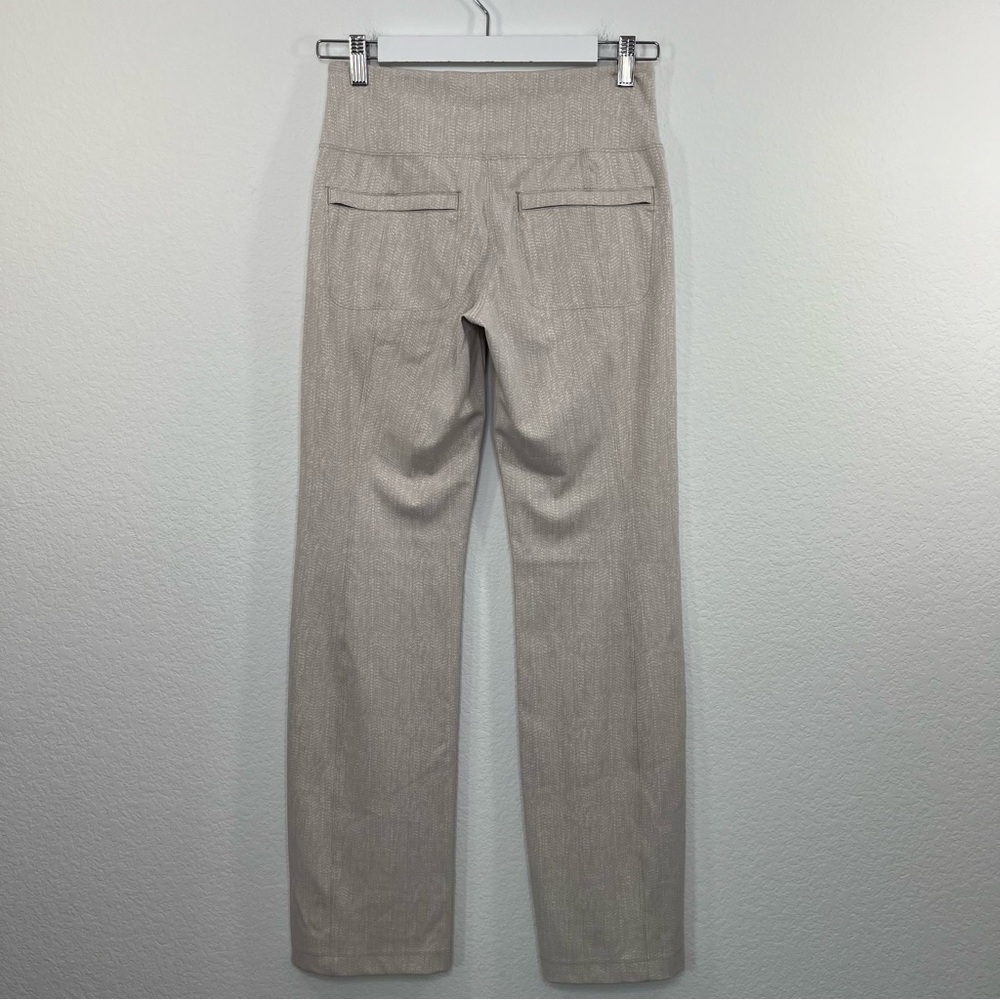Athleta Delaney‎ Straight leg Pant Braiden Creme size S/P - Picture 4 of 11